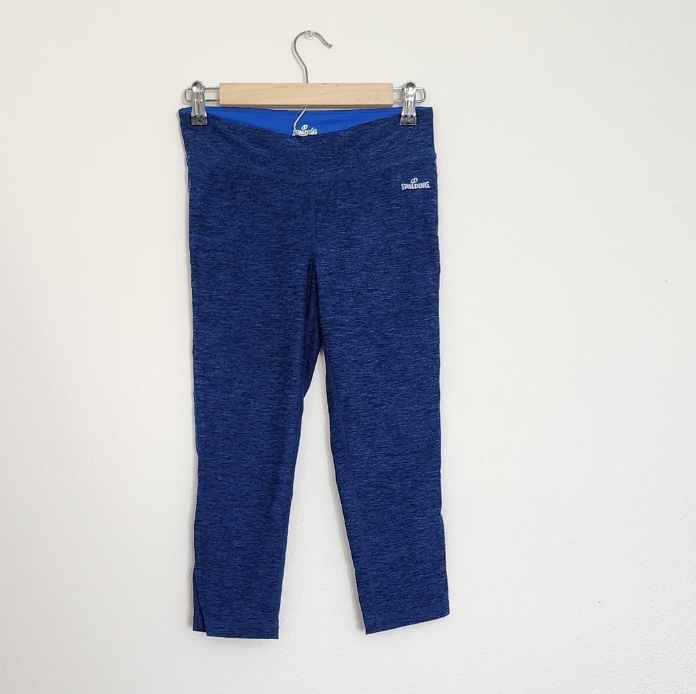 Spalding Blue Performance Leggings Size Small